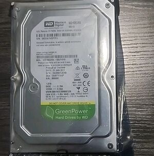 Western Digital AV-GP 1TB, SATA III, 3.5" Internal Hard Drive (WD10EURX)